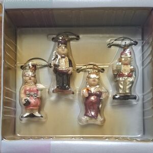 Boston Warehouse Whimsical Napkin Charmers - Purple and White